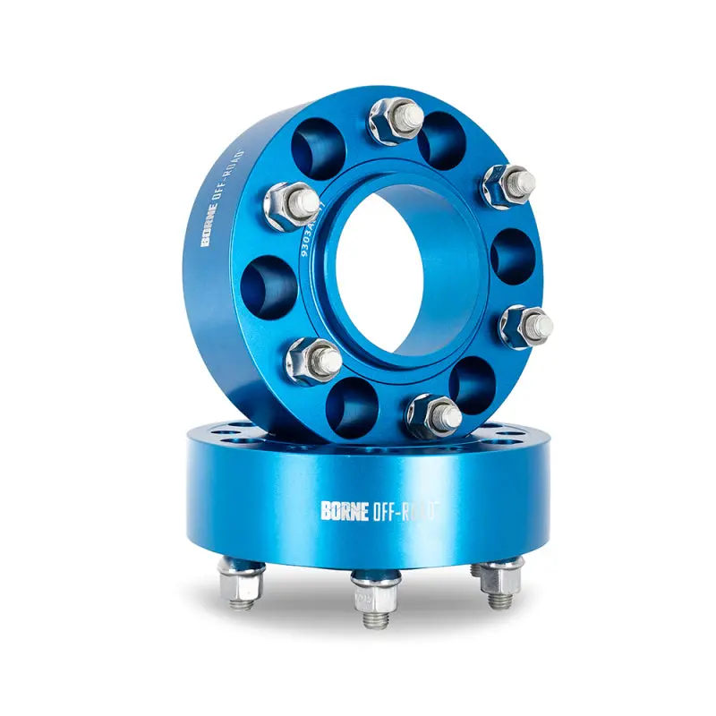 Borne Off-Road Wheel Spacers - 6X139.7 - 93.1 - 50Mm - M12 - Blue 1