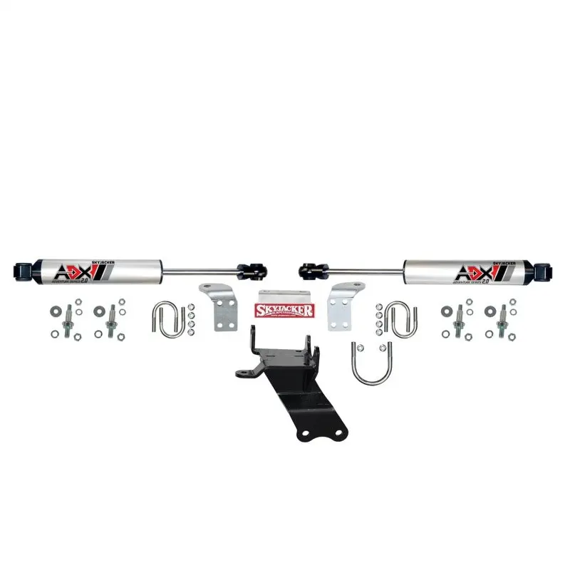 Skyjacker 18-24 Jeep Gladiator Jl Adx 2.0 Dual Stabilizer Kit W/ Cnc Machined Polished Alum. 1
