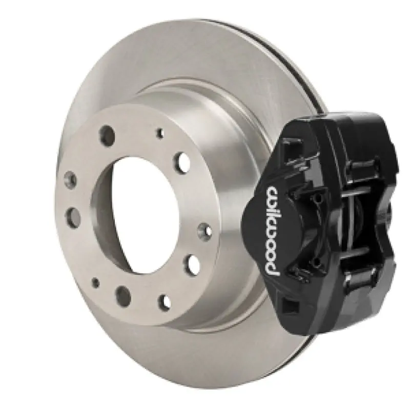Wilwood 84-89 Porsche 911 D31 11.42In. Rear Brake Kit W/ Flex Lines - Black 1
