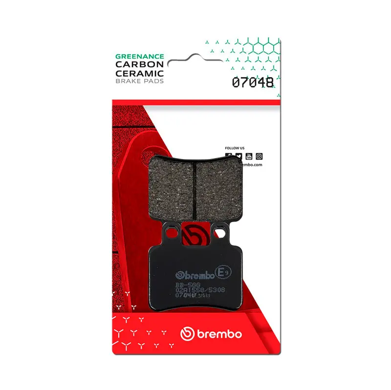 Brembo Oe Peugeot Satelis/Sherco Se/Yamaha Dt/Yamaha Xt Carbon Ceramic Brake Pad - Front 1