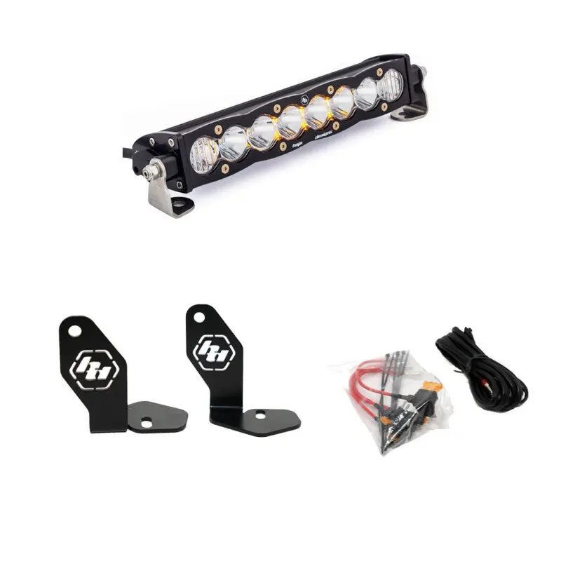 Baja Designs 22-23 Polaris Rzr Pro R S8 10In Hood Mount Kit - Clear 1