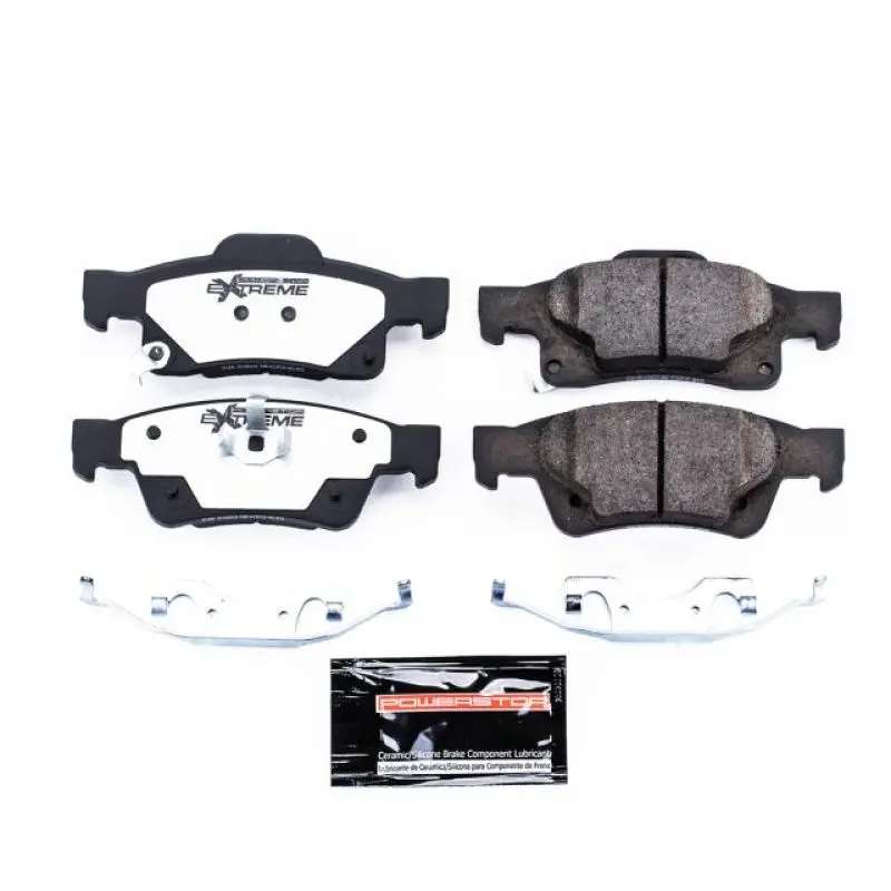 Power Stop 11-19 Dodge Durango Rear Z36 Truck & Tow Brake Pads W/Hardware 1