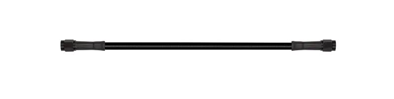 Goodridge 47In Universal Brake Line Assembly W/Black Zinc Fittings & Black Hose 1