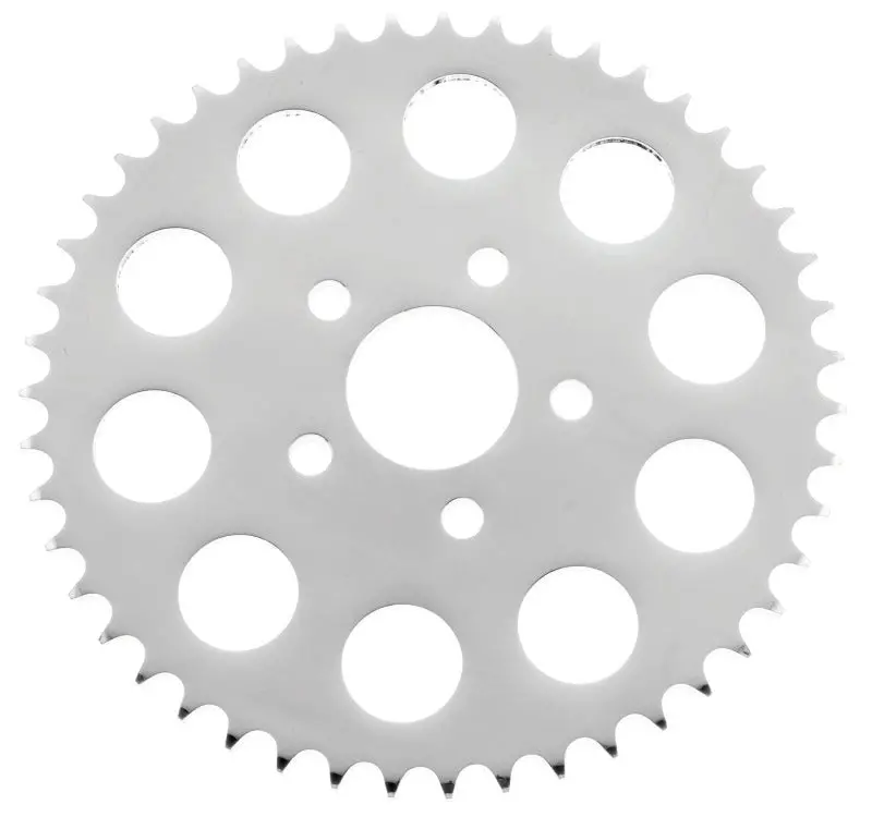 Twin Power 86-92 Xl Chrome Disc Brake Rear Sprocket 47 Tooth Flat 1