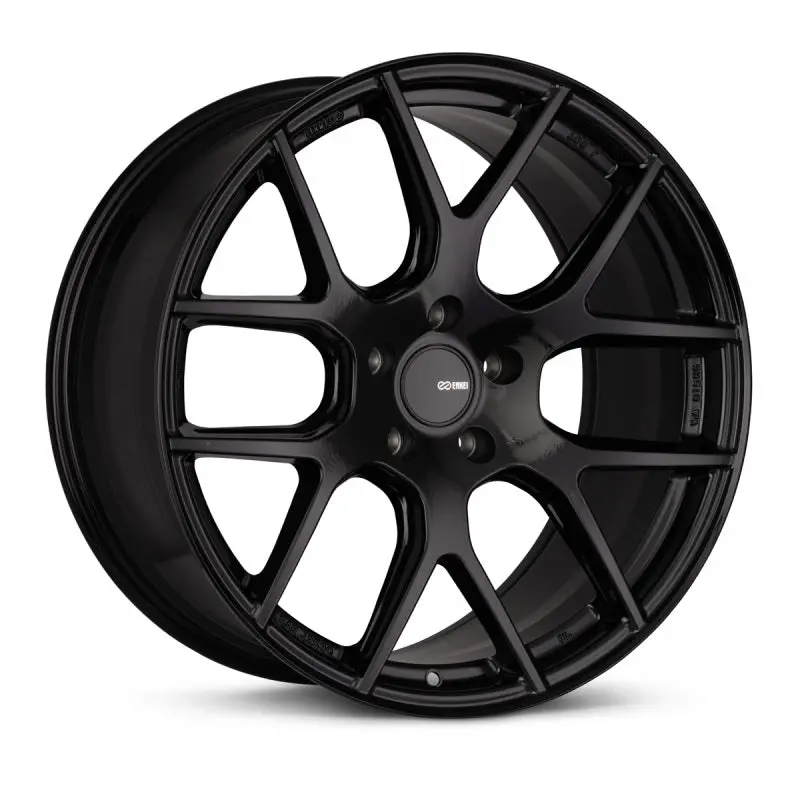 Enkei Xm-6 20X9.5 5X120 40Mm Offset 72.6Mm Bore Gloss Black Wheel 1
