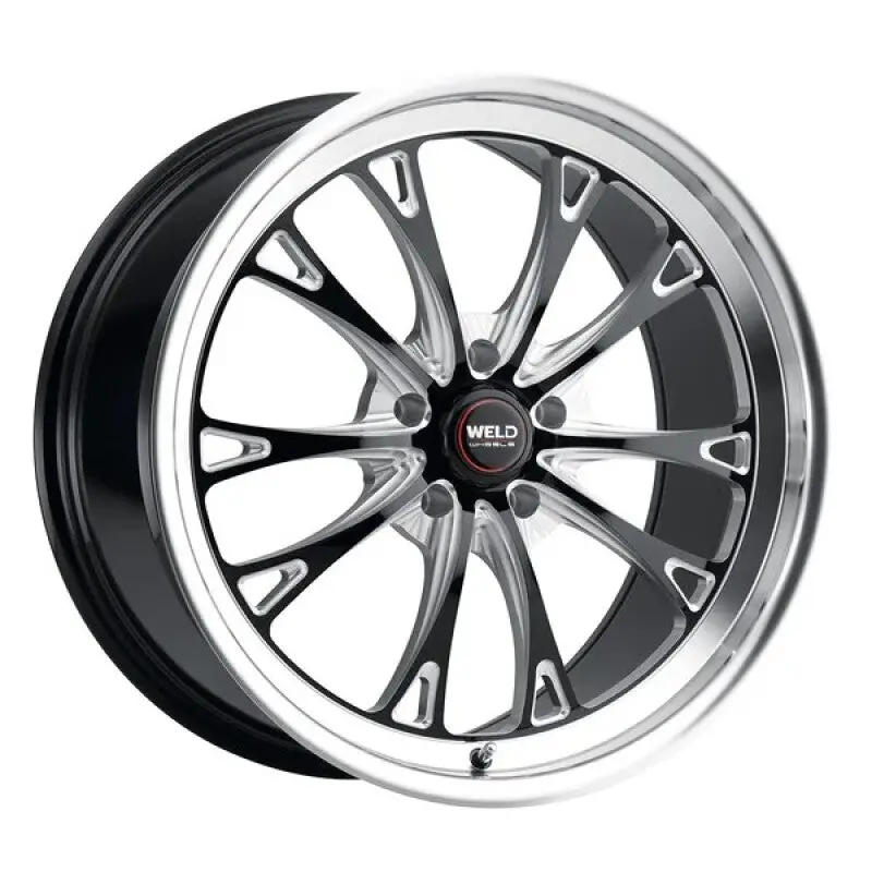 Weld Belmont Beadlock 17X10 / 5X114.3 Bp / Et49 Bs7.42 Gloss Black Mil Dia 78.1 1