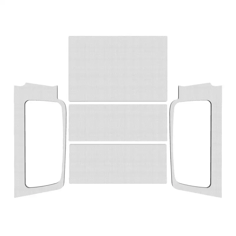 Dei 04-06 Jeep Wrangler Lj Unliminted Headliner Complete Kit - White 1