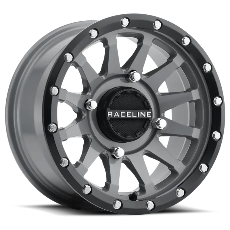 Raceline A95sg Trophy 15X7in / 4X156 Bp / 10Mm Offset / 132.5Mm Bore - Grey & Black Lip Wheel 1