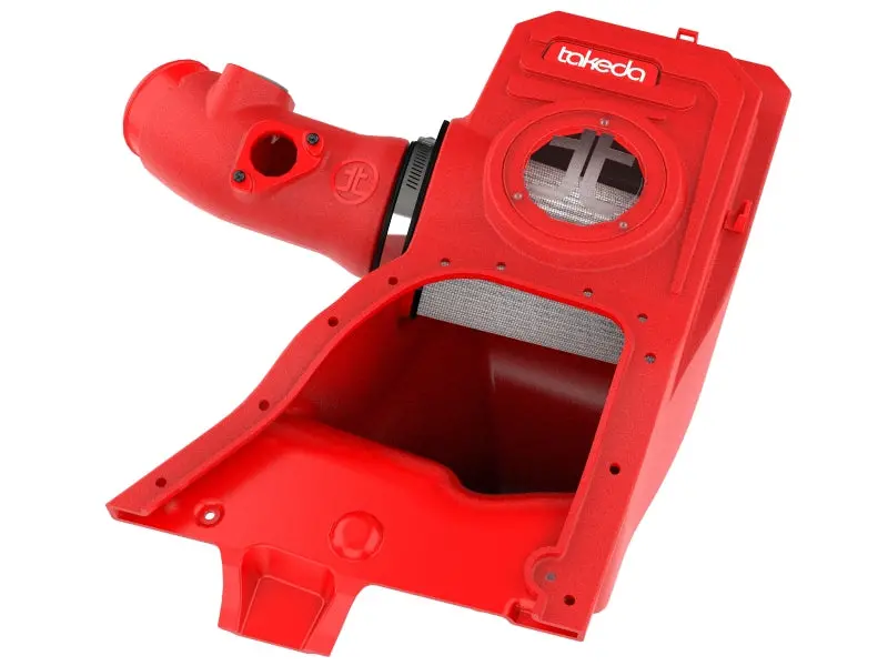 Afe 23-24 Honda Civic Type R Takeda Momentum Red Edition Cold Air Intake System W/ Pro Dry S Filter 1