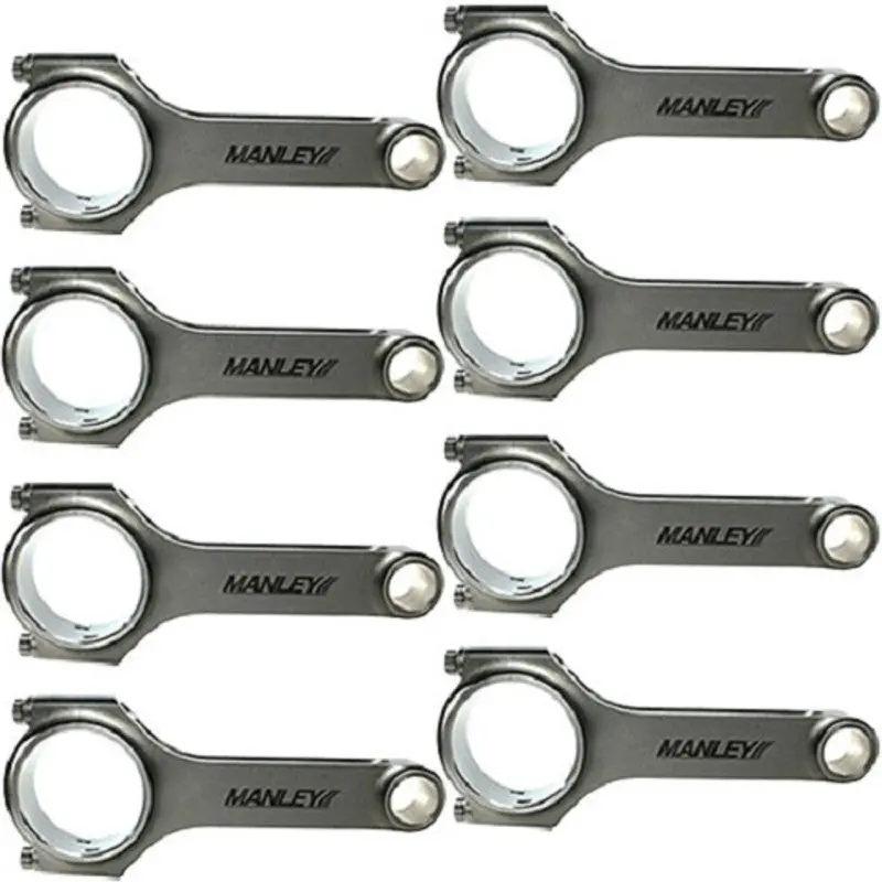 Manley Chrysler Hemi 6.125 Length H Tuff Series Connecting Rod Set W/ Arp 2000 Bolts (Set Of 8) 1
