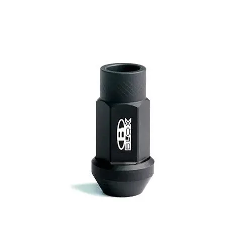 Blox Racing Street Series Forged Lug Nuts - Flat Black 12 X 1.25Mm - Single Piece 1