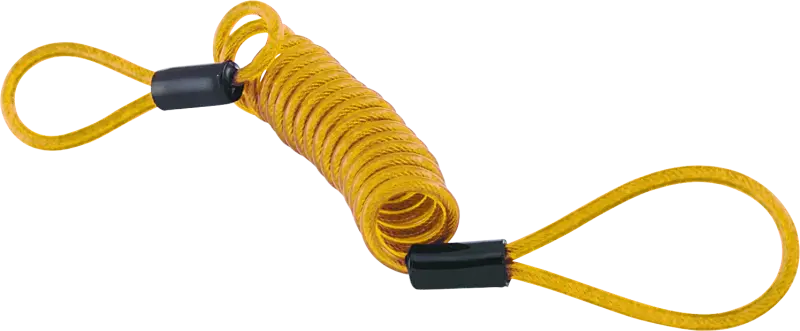 Bully Lock Reminder Disc Cable 4 Ft. - Yellow 1