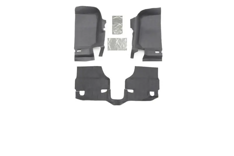 Bedrug 07-10 Jeep Jk 2Dr Front 3Pc Bedtred Floor Kit (Incl Heat Shields) 1