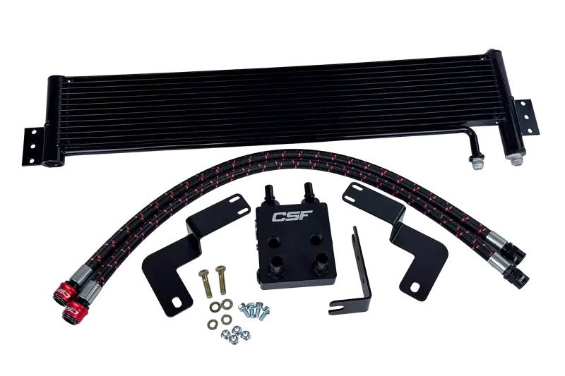 Csf 2021+ Ford Bronco 2.7L Ecoboost External Transmission Oil Cooler Kit 1