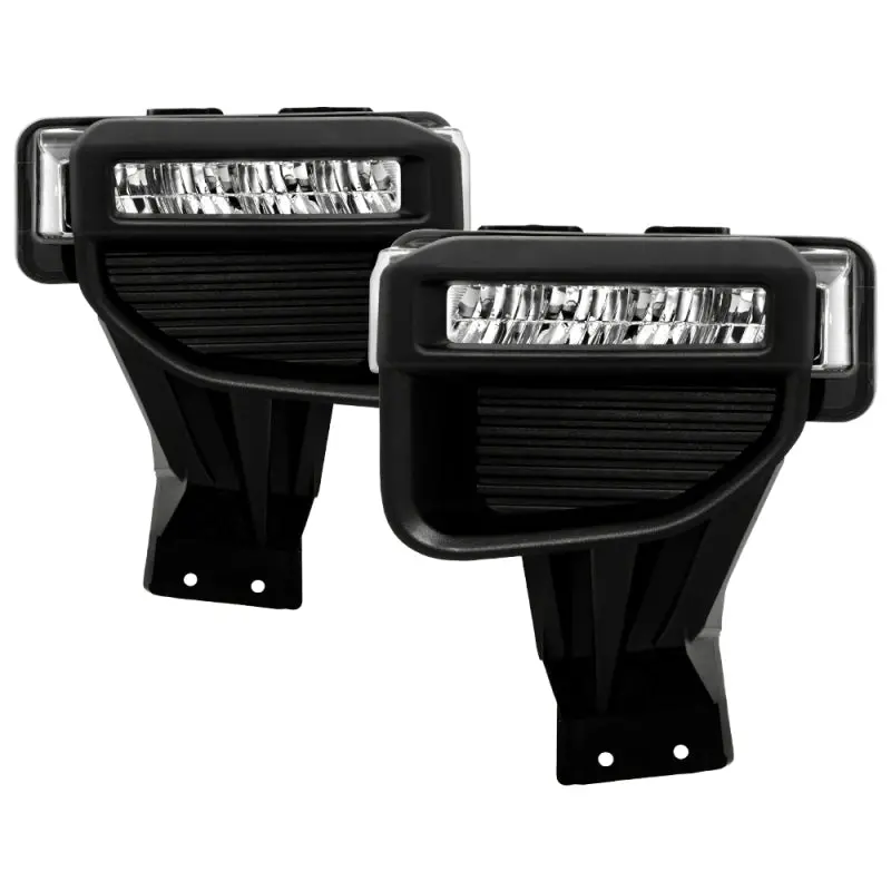 Spyder 20-22 Ford F250/F350 Super Duty Oem Full Led Fog Lights W/ Switch - Clear 1