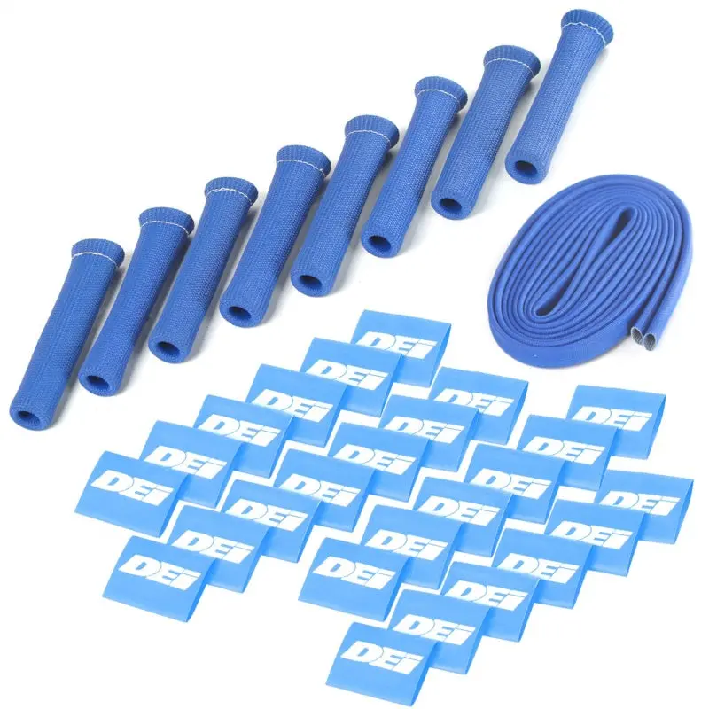 Dei Protect-A-Boot And Wire Kit 8 Cylinder - Blue 1