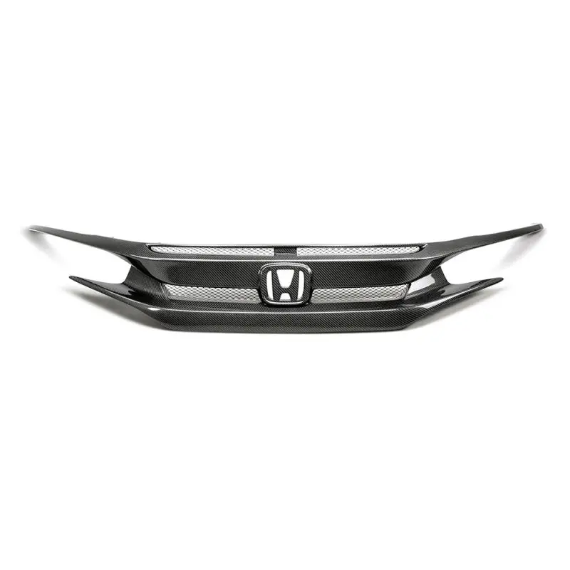 Seibon 16-18 Honda Civic Oem-Style Carbon Fiber Front Grill 1