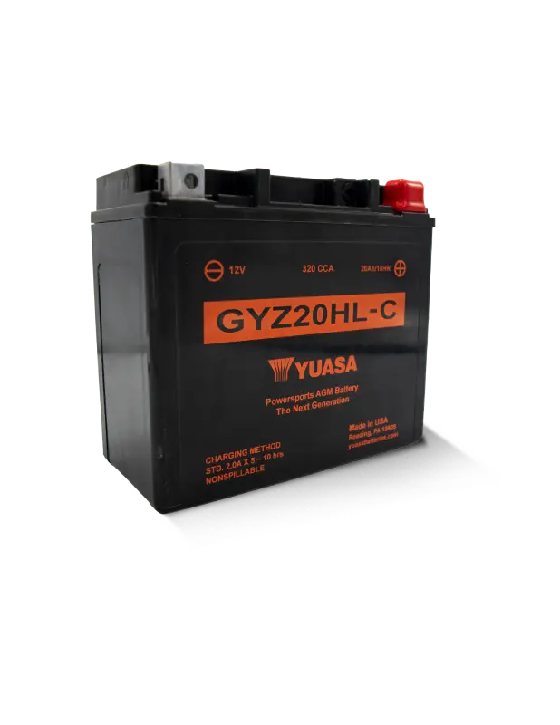 Yuasa Gyz20hl-C High Performance Maintenance Free Agm 12-Volt Battery 1