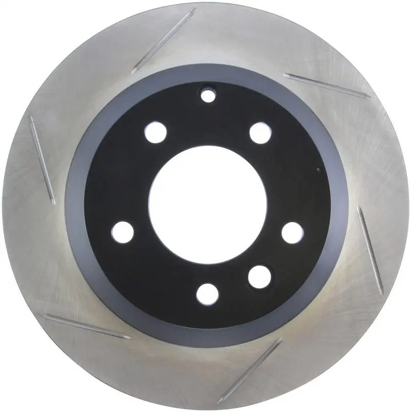 Stoptech Power Slot 07-10 Audi Q7 / 03-10 Porsche Cayenne Right Rear Slotted Rotor 1