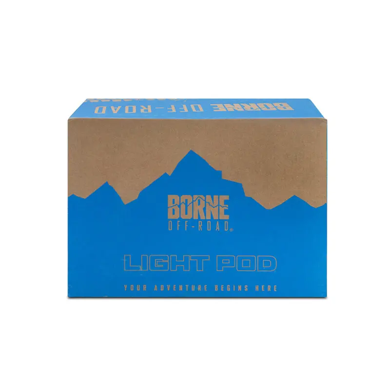 Borne Off-Road 21+ Bronco Light Pods 2Pc Ditch 3X3 Flood 1