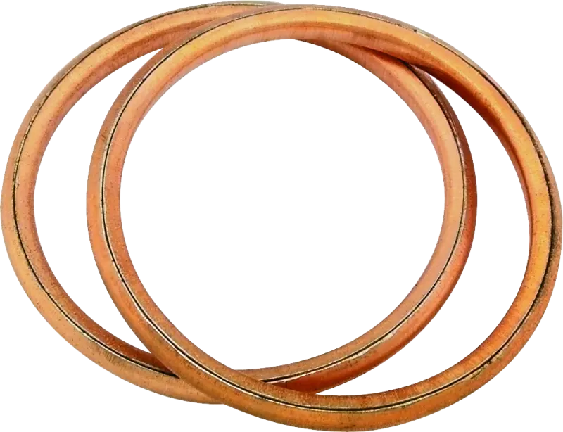 Bikers Choice 66-84 Shovelhead Choice Round Copper Exhaust Gaskets Pr 1