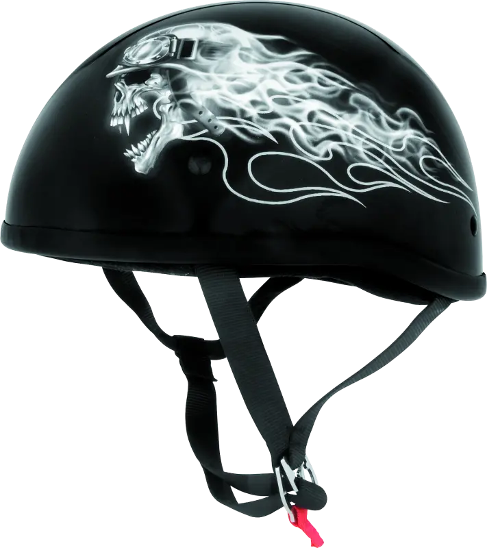 Skid Lids Biker Skull Original Helmet - Large 1