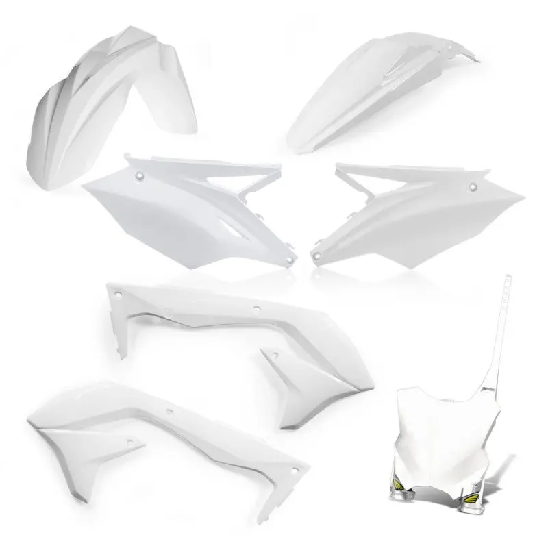 Cycra 16-18 Kawasaki Kx450f 5-Pc Replacement Kit - White 1
