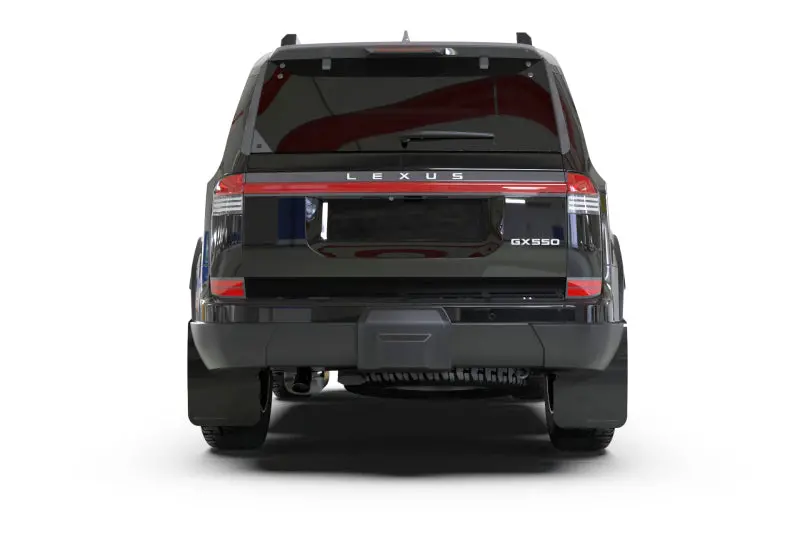 Rally Armor 24-25 Lexus Gx 550 Luxury Black Ur Mud Flap - Silver Logo 1