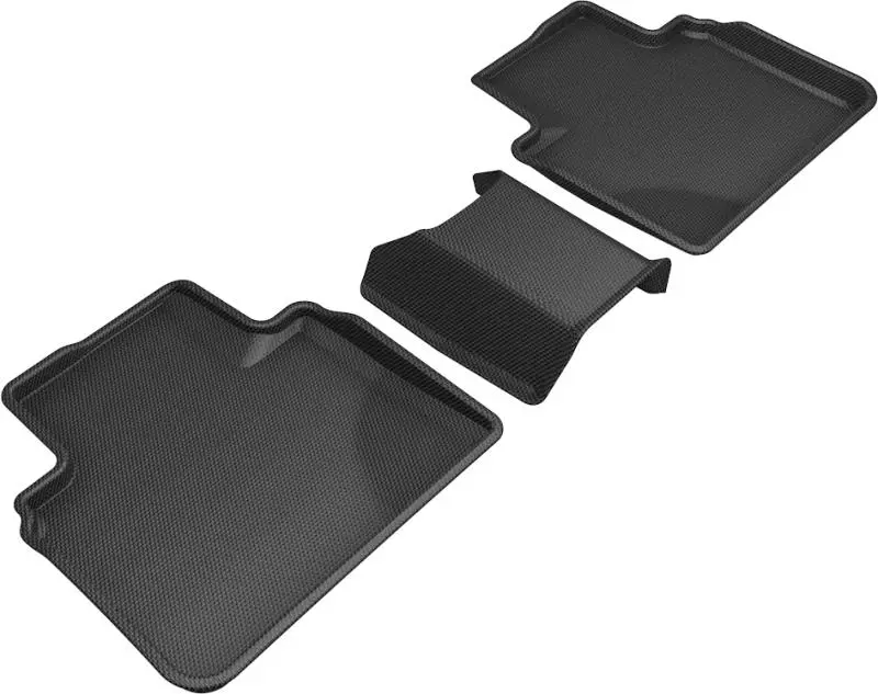 3D Maxpider 2018-2020 Honda Accord Kagu 2Nd Row Floormats - Black 1