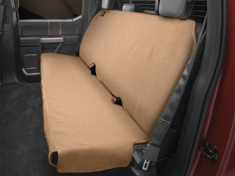 Weathertech 05-10 Dodge Ram 1500 / 07-10 Ford F-250 / 04-15 Nissan Titan Tan Rear Seat Protector 1