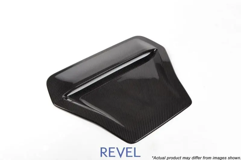 Revel Gt Dry Carbon Engine Hood Scoop Cover 17-18 Honda Civic Type-R - 1 Piece 1