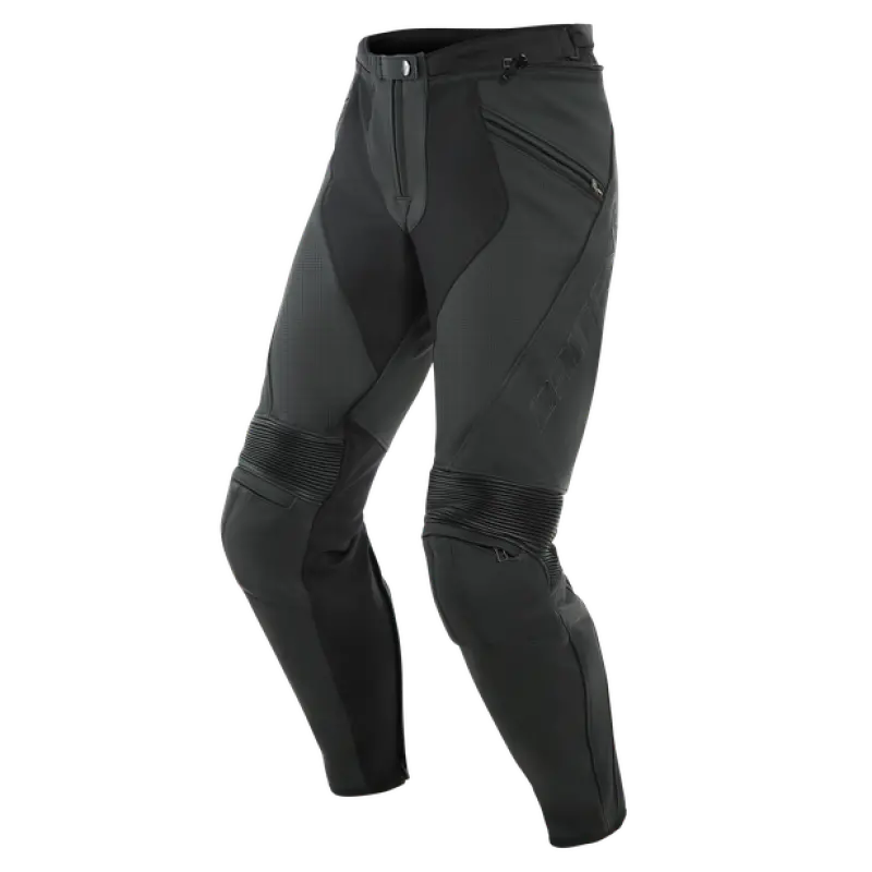 Dainese Pony 3 Leather Pants Perforated Matte Black Size - 60 1