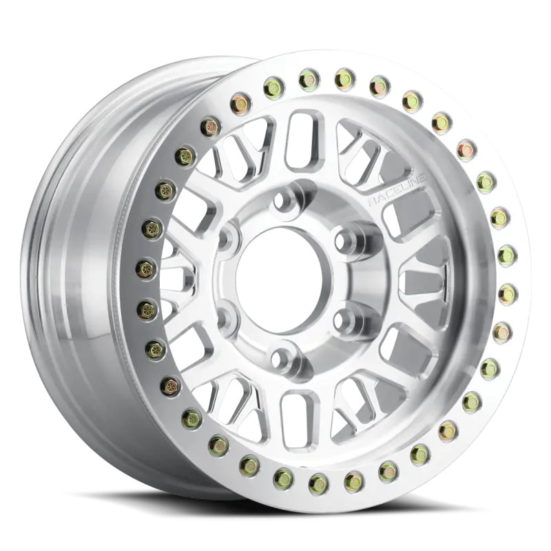 Raceline Rt951f Ryno 17X9in / 8X165.1 Bp / 25Mm Offset / 130.81Mm Bore - Machined Beadlock Wheel 1