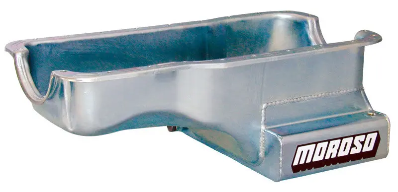 Moroso Ford 289-302 (W/Front Sump) Kicked Out Wet Sump 7Qt 8In Steel Oil Pan 1