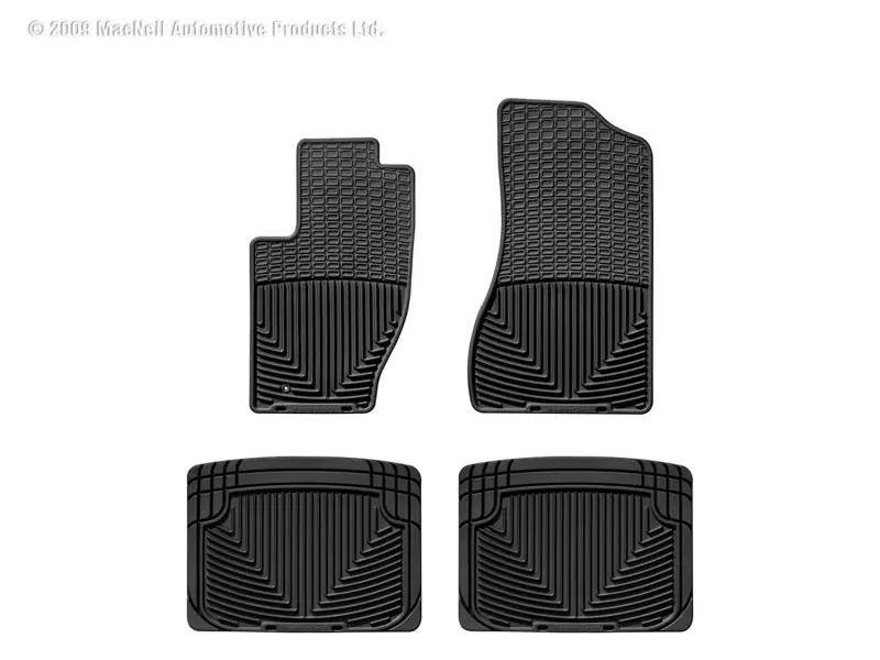 Wt Rubber Mats - Rear - Blk 1