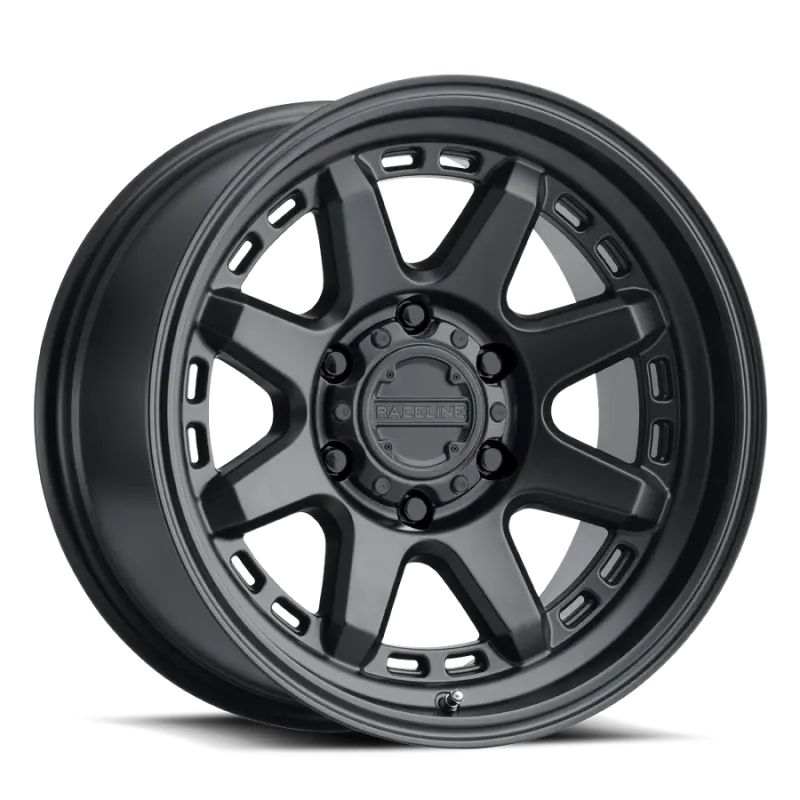 Raceline 947B Scout 20X9in / 8X165.1 Bp / 18Mm Offset / 125.2Mm Bore - Satin Black Wheel 1