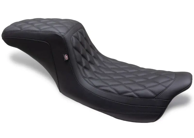 Mustang 08-24 Hd Fl Touring Double Diamond Squareback 1Pc Seat - Black 1