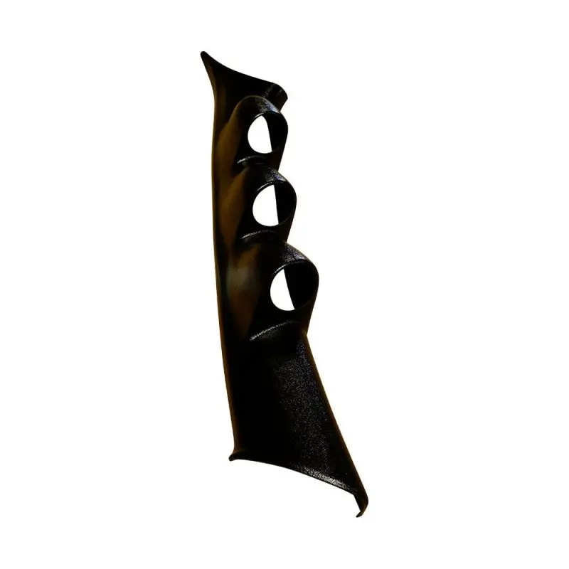 Blox Racing 96-00 Honda Civic Pillar Pod Gauge Mount - 3 Gauges 1