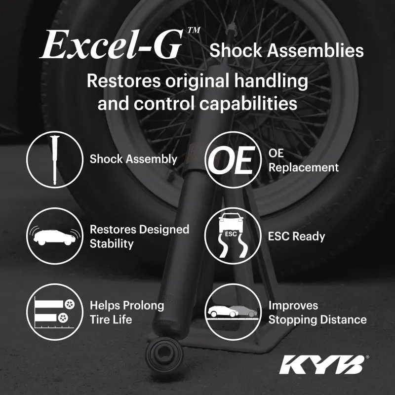 Kyb 13-19 Cadillac Ats (Exc. Elect. Susp.) Excel-G Shock Assembly - Rear Right 1