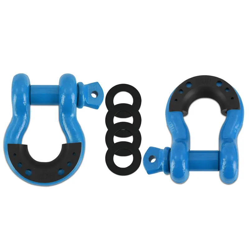 Borne Off-Road Borne D-Ring Shackle Set Blue 1