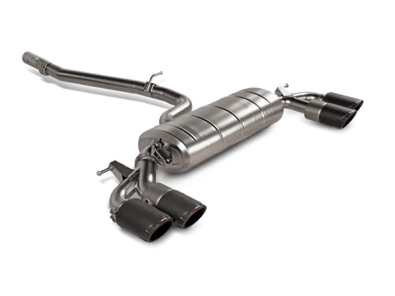 Akrapovic 2021+ Audi S3 Sedan (8Y) Evolution Line Cat Back (Titanium) W/Carbon Tips 1
