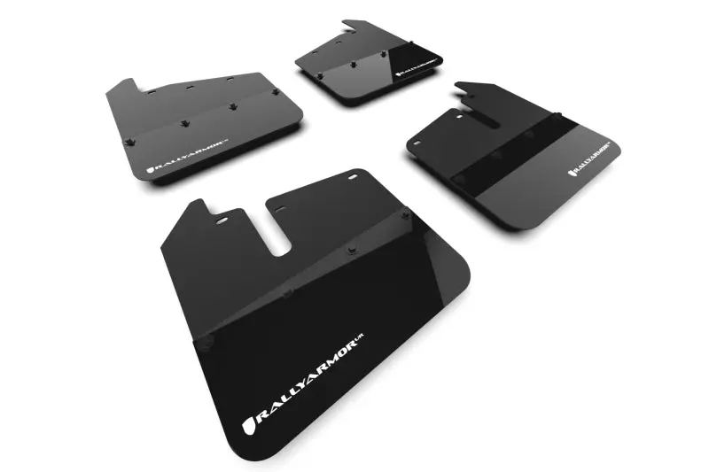 Rally Armor 20-26 Gmc Sierra 2500/3500 Hd Denali Black Mud Flap W/White Logo 1