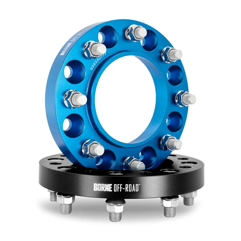 Borne Off-Road Wheel Spacers 8X165.1 121.3 38.1 M14 Blk 1