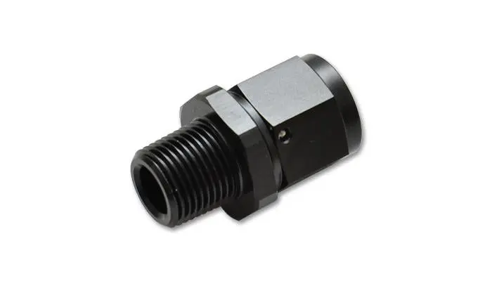 Vibrant -8An To 1/4In Npt Female Swivel Straight Adapter Fitting 1