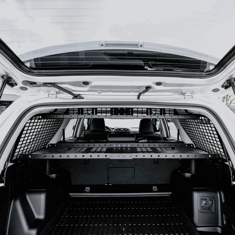 Cali Raised 10-24 Toyota 4Runner Interior Rear Molle Panel - 2 Row Seating / Both Sides & Upper Tray 1