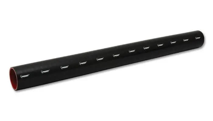 Vibrant 4 Ply Reinforced Silicone Straight Hose Coupling - 1.75In I.D. X 36In Long (Black) 1