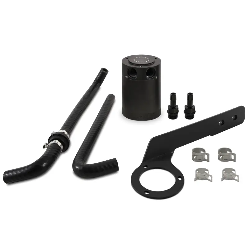 Mishimoto 2018+ Honda Accord 2.0T Baffled Oil Catch Can Pcv Side - Black 1