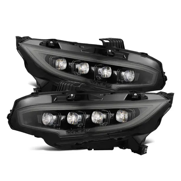 Alpharex Nova-Series Led Projector Headlights For 2016-2021 Honda Civic [Fc/Fk] 1