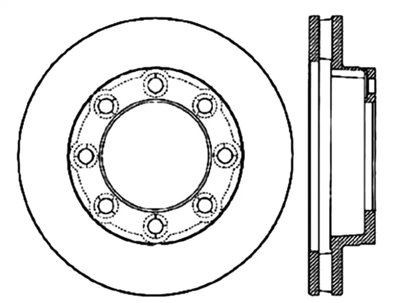 Stoptech Slotted & Drilled Sport Brake Rotor 1