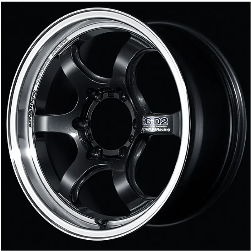 Advan Gt 20X11.5 +53 5X130 Racing Titanium Black Wheel 1